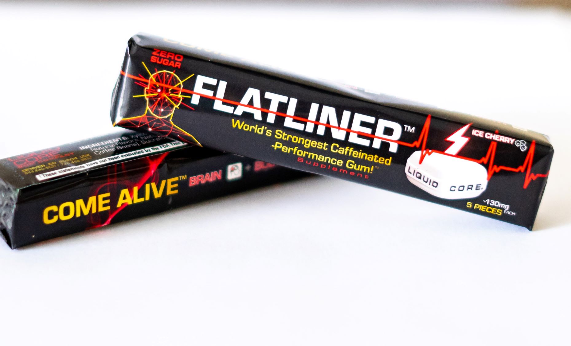 FLATLINER™, World's Strongest Caffeinated Gum