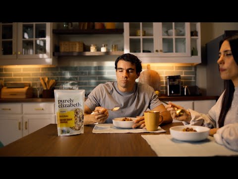 Central to the campaign is a playful spot that imagines a world of possibilities that can come from starting small as, say, a delicious bowl of gluten-free Purely Elizabeth granola, highlighting its crunchy clusters baked with organic oats and quality superfood ingredients.