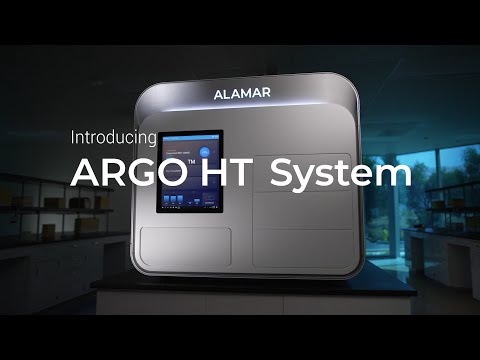 Alamar's ARGO™ HT System is a fully automated, high-throughput precision proteomics platform at the push of the button.