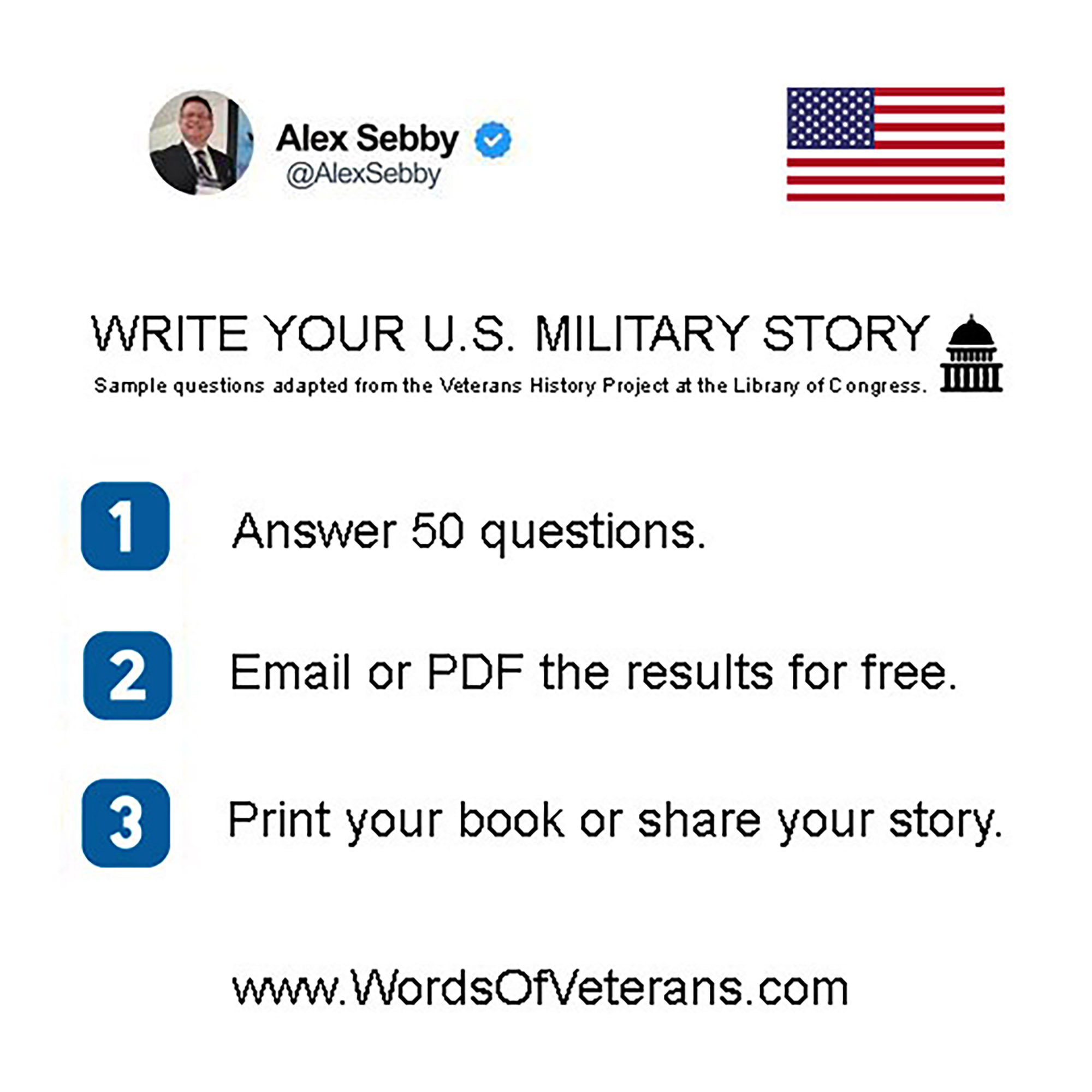 Words Of Veterans Three Steps